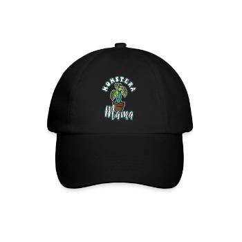 Monstera Mama - Casquette classique - noir/noir - Devant