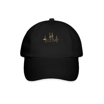 Kuala Lumpur Skyline Heartbeat Malaysia Love KLCC - Baseball Cap - black/black - Front