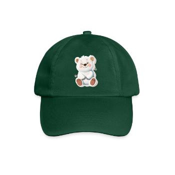 Süßer Bär – Geschenkidee für Wald- & Tierfans - Baseballkappe - Flaschengrün - Vorne