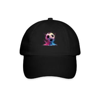 Soccer Soccer Player Teen Boys - Baseball Cap - black/black - Front