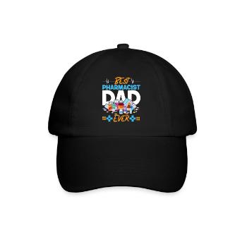 Pharmacy Tech Technician - Baseball Cap - black/black - Front