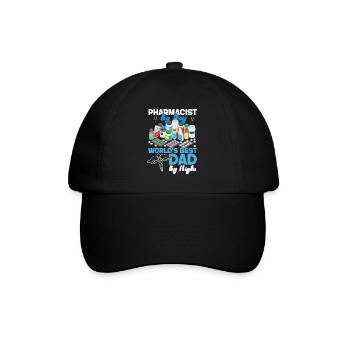 Pharmacy Tech Technician - Baseball Cap - black/black - Front