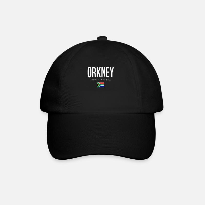 Orkney Südafrika - Baseballkappe - Schwarz/Schwarz