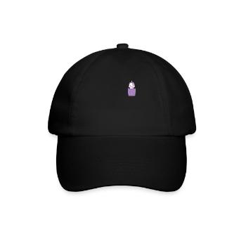 Unicorn in Breast Pocket Cute Unicorn in my Pocket - Baseball Cap - black/black - Front