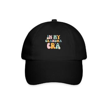 In My Grandma Era – Retro Vibes & Cozy Love - Baseball Cap - black/black - Front