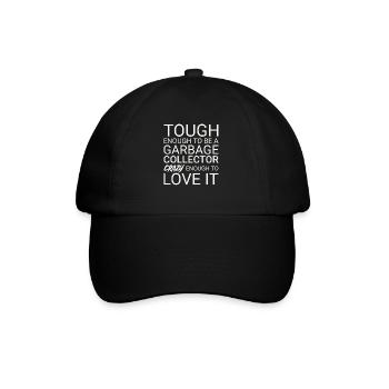 Ramasseur d’ordures Crazy - Casquette classique - noir/noir - Devant