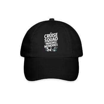 Équipage de croisière 2025 Croisière en famille - Casquette classique - noir/noir - Devant
