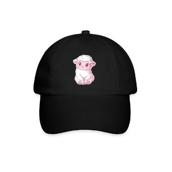 Sheep - Baseball Cap - black/black - Front