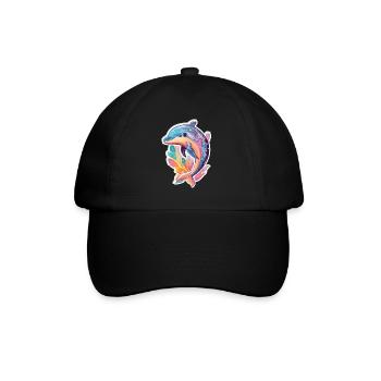 Dolphin - Baseball Cap - black/black - Front