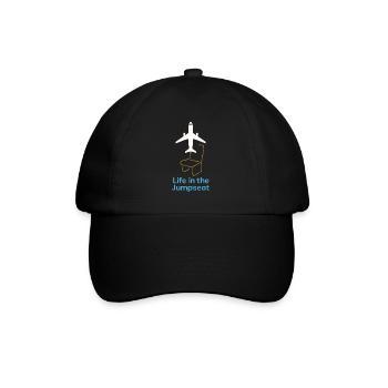 Hôtesse de l’air Personnel navigant commercial Life Aviation - Casquette classique - noir/noir - Devant