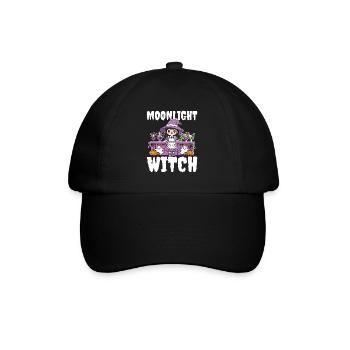 MOONLIGHT WITCH - WITCH HALLOWEEN - Baseballkappe - Schwarz/Schwarz - Vorne