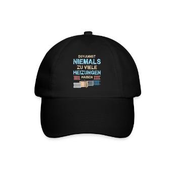 Heating Engineer Heating Construction Plumber Plumber - Baseball Cap - black/black - Front