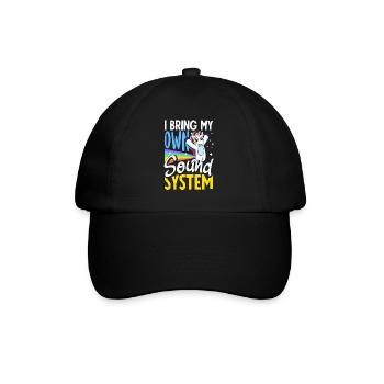 Public Fart Funny Inappropriate - Baseball Cap - black/black - Front