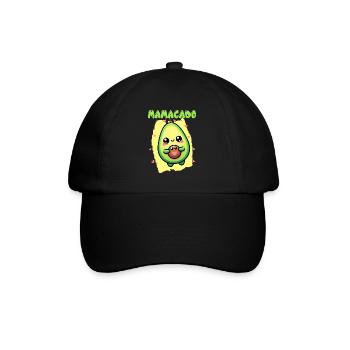 Mamacado Avocado Lover Mother's Day - Baseball Cap - black/black - Front
