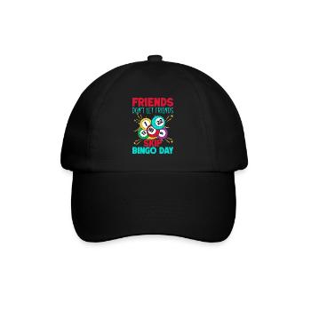 Jeu de bingo Amis, ne laissez pas passer le bingo - Casquette classique - noir/noir - Devant
