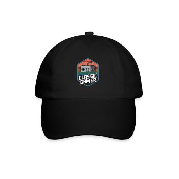 Classic Gamer Retro Controller Nostalgia - Baseball Cap - black/black - Front
