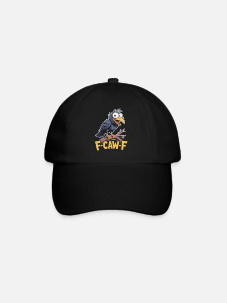 F-Caw-F Meme Krähe - Baseballkasket - sort/sort