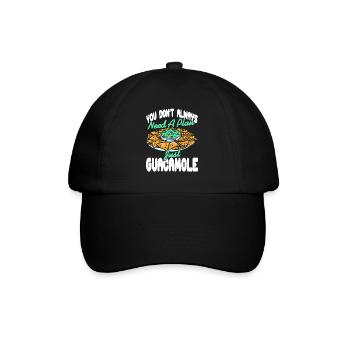 I Know the Guac Is Extra Funny Avocado Quote Meme - Baseballkappe - Schwarz/Schwarz - Vorne