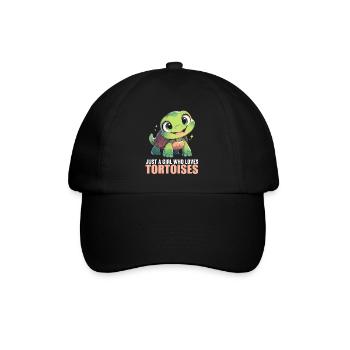 Tortoises Tortoise - Baseball Cap - black/black - Front
