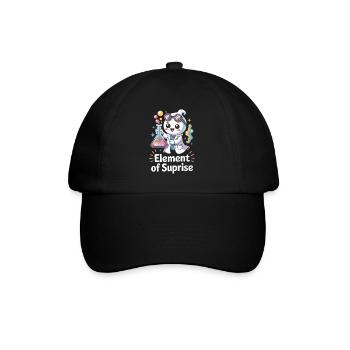 Costume d'Halloween de chimiste Chimie Professeur de chimie - Casquette classique - noir/noir - Devant