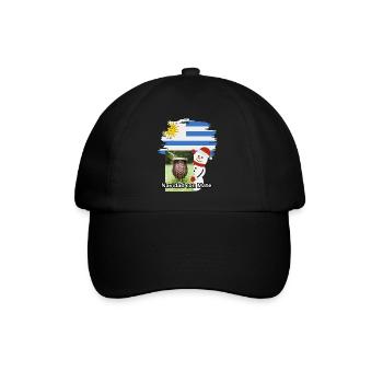 Christmas Celebration with Mate and Snowman - Baseball Cap - black/black - Front