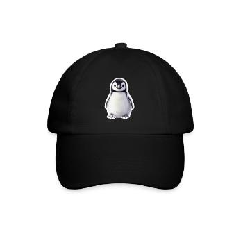 Pingouin - Casquette classique - noir/noir - Devant