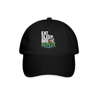 Play Billiards Pool Snooker Billiards Players - Baseball Cap - black/black - Front