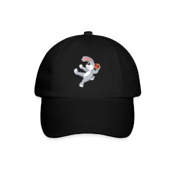 Rabbit Handball Player Handball - Baseball Cap - black/black - Front