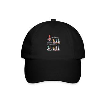 A mulled wine gnome La Nalala Christmas - Baseball Cap - black/black - Front