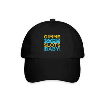 Gambling Fan Gimme Some Slots Baby Casino - Baseballkappe - Schwarz/Schwarz - Vorne