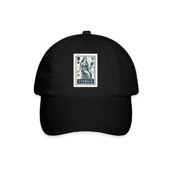 Signe astrologique de la Vierge - Astrologie - Casquette classique - noir/noir - Devant