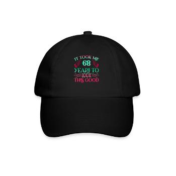 It took 68 years to look so good - Baseball Cap - black/black - Front