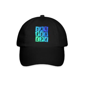 Volley-ball Volley-ball Hommes Enfants Garçons - Casquette classique - noir/noir - Devant