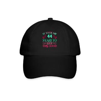 It took 44 years to look so good - Baseball Cap - black/black - Front