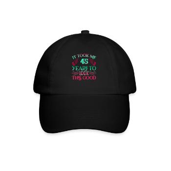 Il a fallu 45 ans pour qu’elle soit aussi belle - Casquette classique - noir/noir - Devant