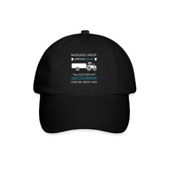 Matin Fatigué Soir Bleu Slurry Driver Slurry Baron - Casquette classique - noir/noir - Devant