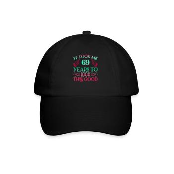 It took 69 years to look so good - Baseball Cap - black/black - Front