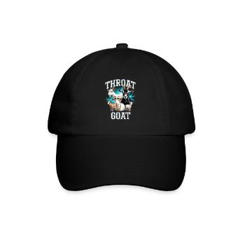 Throat Goat Meme Y2K Bootleg Unwearable - Baseballkappe - Schwarz/Schwarz - Vorne