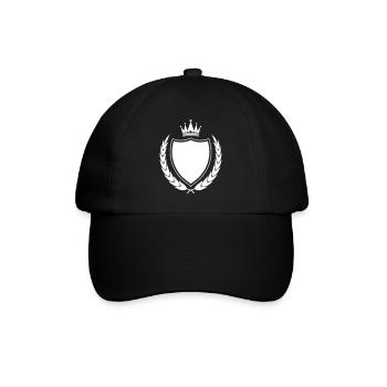 Royal Coat of Arms Emblem - Baseball Cap - black/black - Front