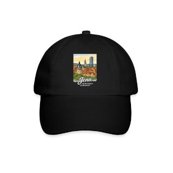 Jena - Baseballkappe - Schwarz/Schwarz - Vorne