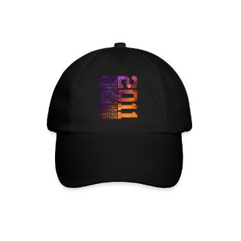 15 Jahre LIMITED EDITION 2011 15. Geburtstag - Baseballkappe - Schwarz/Schwarz - Vorne