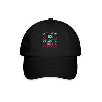 It took 62 years to look so good - Baseball Cap - black/black - Front