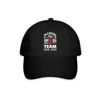 Wee Woo Squad Fire Tiny Feuerwehrmann - Baseballkappe - Schwarz/Schwarz - Vorne