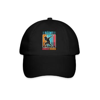 Bääm Big Brother Dab Funny Kids Siblings - Baseball Cap - black/black - Front