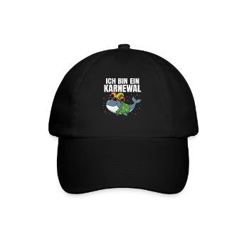 ICH BIN EIN KARNEWAL – Witziges Wortspiel - Casquette classique - noir/noir - Devant