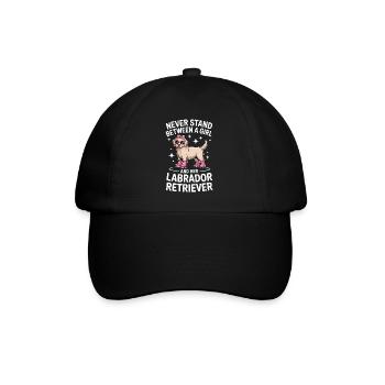 Labrador Dictons, fille drôle cadeau de Labrador - Casquette classique - noir/noir - Devant