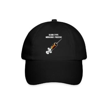 Groupe sanguin de Mörkrost - Casquette classique - noir/noir - Devant