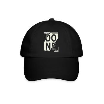 Done 2026 – Training completed design - Baseball Cap - black/black - Front