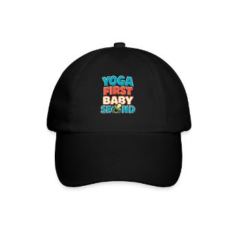 Prenatal Yoga Expectant Mother - Baseball Cap - black/black - Front