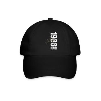 Cadeau pour 40 ans : Mari Vintage Vintage 1986 - Casquette classique - noir/noir - Devant